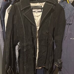Wilsons Leather Black and Cream Jacket